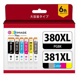 キャノン 用 インク 380 381 純正併用可能 6色セット 大容量 canon 用 インク 380 381 TS8130 TS8230 TS8330 TS8430 の 380 381 互換インク