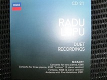 モーツァルト：2台のピアノのための協奏曲、3台のピアノのための協奏曲（2台版）幻想曲、アンダンテと5つの変奏曲　ペライア　ルプー_画像1