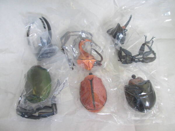 新品未開封 ガシャポン かぶとむし くわがた すずめばち とっくりばち サソリ あり かまきり だんごむし ミツオビアルマジロ セット
