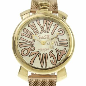 1 иена Операция Gagamilano Gaga Milano Quartz Hanure Gold Dial GP X GP Мужские часы