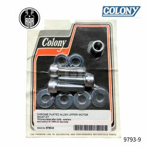 9793-9 colony コロニー クロームメッキ アレン モーター 上 マウントキット ハーレーダビッドソン