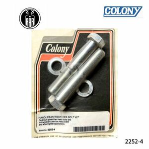 2252-4 colony コロニー ハンドルバー ライザー 六角ボルト キット 1/2-20 x 3 ハーレーダビッドソン