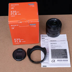 ソニー　レンズ　APS-C用　E35mm　F1.8　単焦点　SEL35F18