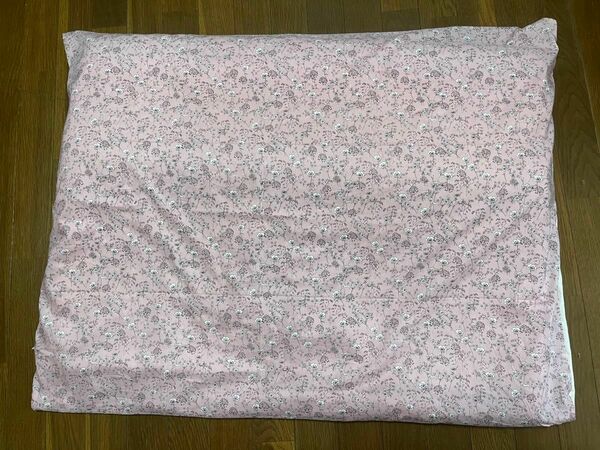 トゥルースリーパー　枕カバー　国産シーチング生地　小花柄　淡いピンク　シングル