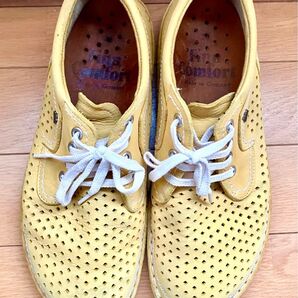 整形外科のいる靴店アルカ フィンコンフォート 38 (24.5cm) 牛革製 健康靴 外反母趾 かわいいコンフォートシューズ