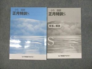 WM93-040 早稲田アカデミー 小5年 国語 正月特訓S 04s2B