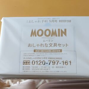 大人のおしゃれ手帖５月号特別付録　MOOMINおしゃれな文具セット