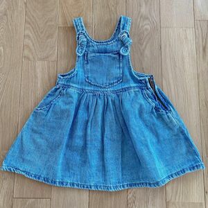 ZARA ザラ ベビー キッズ 86cm デニムフレアワンピース 女の子