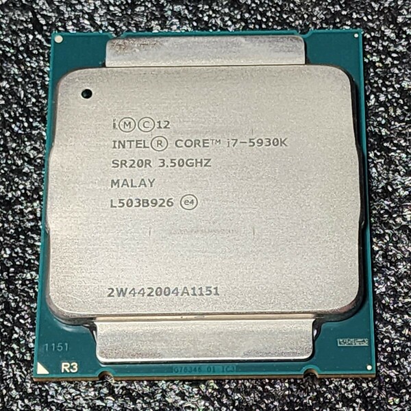 CPU Intel Core i7 5930K 3.5GHz 6コア12スレッド Haswell-E LGA2011-3 PCパーツ インテル 動作確認済み