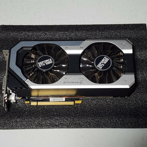 PALIT GEFORCE GTX1060 SUPER JETSTREAM 6GB GDDR5 動作確認済み PCパーツ グラフィックカード PCIExpress