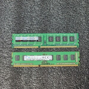 SAMSUNG/PANRAM DDR3-1600MHz 8GB (4GB×2枚キット) 動作確認済み デスクトップ用 PCメモリ 