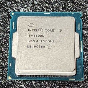 CPU Intel Core i5 6600K 3.5GHz 4コア4スレッド SkyLake PCパーツ インテル 動作確認済み