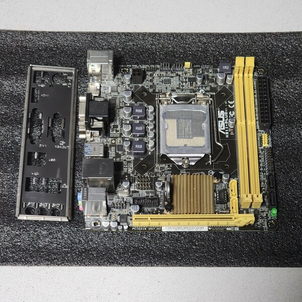 ASUS H81I-PLUS IOパネル付属 LGA1150 Mini-ITXマザーボード 第4世代CPU対応 最新Bios 動作確認済 PCパーツ