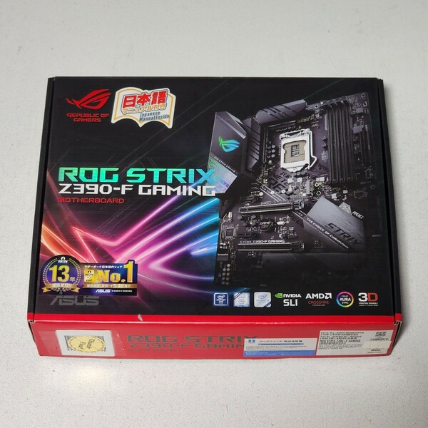 ASUS ROG STRIX Z390-F GAMING IOパネル一体型 LGA1151 ATXマザーボード 第8・9世代CPU対応 最新Bios 動作確認済 PCパーツ