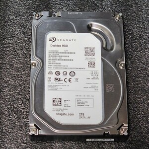 【送料無料】SEAGATE DESKTOP ST2000DM001-1ER164 2TB 3.5インチ内蔵HDD 2016年製 フォーマット済み 正常品 PCパーツ 動作確認済