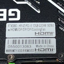 玄人志向 GEFORCE RTX3060 12GB GDDR6 動作確認済み PCパーツ グラフィックカード PCIExpress_画像4