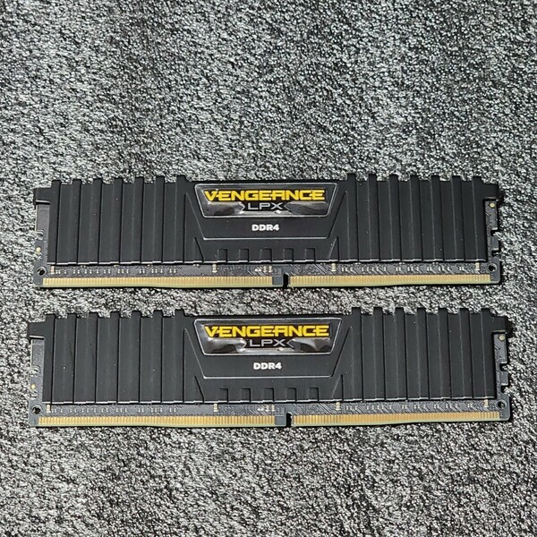 CORSAIR VENGEANCE LPX DDR4-2666MHz 32GB (16GB×2枚キット) CMK32GX4M2A2666C16 動作確認済み デスクトップ用 PCメモリ (2)