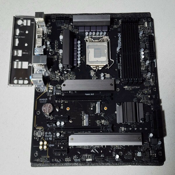 ASRock H570 PHANTOM GAMING4 IOパネル付属 LGA1200 ATXマザーボード 第10・11世代CPU対応 最新Bios 動作確認済 PCパーツ