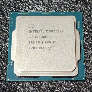 CPU Intel Core i7 10700F 2.9GHz 8 core 16s red CometLake PC parts Intel operation verification ending 