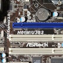 ASRock H61M/U3S3 LGA1155 MicroATXマザーボード ジャンク品 PCパーツ_画像2