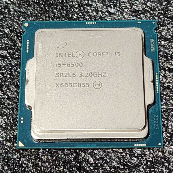 CPU Intel Core i5 6500 3.2GHz 4コア4スレッド SkyLake PCパーツ インテル 動作確認済み