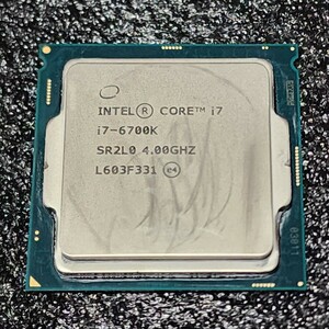 CPU Intel Core i7 6700K 4.0GHz 4 core 8s red SkyLake PC parts Intel operation verification ending 