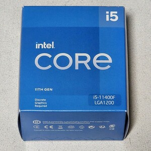 CPU Intel Core i5 11400F 2.6GHz 6 core 12s red RocketLake PC parts Intel operation verification ending 