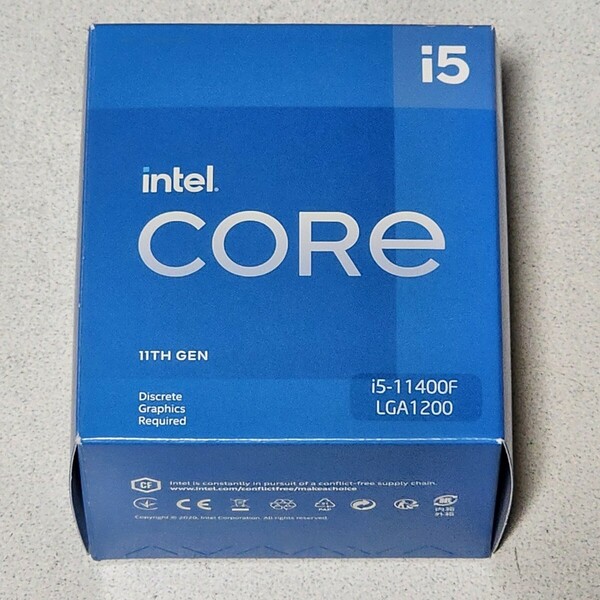 CPU Intel Core i5 11400F 2.6GHz 6コア12スレッド RocketLake PCパーツ インテル 動作確認済み