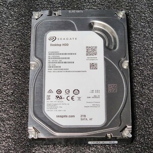 【送料無料】SEAGATE DESKTOP ST2000DM001-1ER164 2TB 3.5インチ内蔵HDD 2016年製 フォーマット済み 正常品 PCパーツ 動作確認済