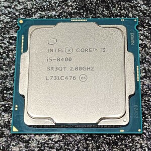 CPU Intel Core i5 8400 2.8GHz 6コア6スレッド CoffeeLake PCパーツ インテル 動作確認済み