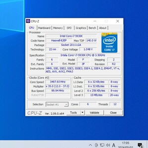 CPU Intel Core i7 5930K 3.5GHz 6コア12スレッド Haswell-E LGA2011-3 PCパーツ インテル 動作確認済みの画像3