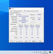 SAMSUNG DDR4-2400MHz 8GB (4GB×2枚キット) M378A5244CB0-CRC 動作確認済み デスクトップ用 PCメモリ _画像4