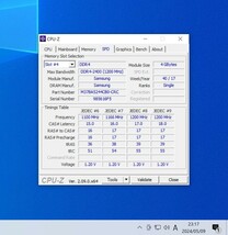 SAMSUNG DDR4-2400MHz 8GB (4GB×2枚キット) M378A5244CB0-CRC 動作確認済み デスクトップ用 PCメモリ _画像5