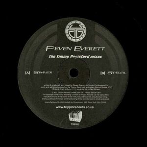 試聴 Peven Everett - The Timmy Regisford Mixes [12inch] Trippin Records US 2009 House