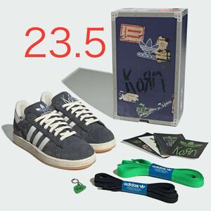 23.5 Korn adidas Originals Campus 2 "Black/White/Gum"コーン × アディダス 