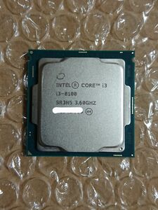 Intel core i3 8100