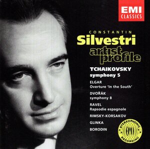 シルヴェストリ指揮チャイコフスキー交響曲第5番他　EMI アメリカ盤2枚組
