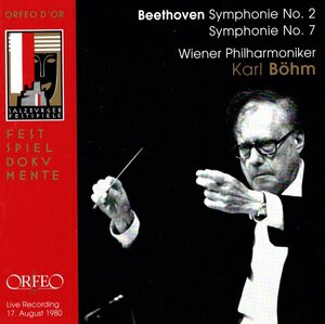 ベーム指揮ベートーヴェン交響曲第2番と7番　ORFEOドイツ盤