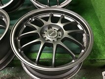 【送料無料】RAYS/レイズ;ings+1/イングス アルミホイール 18×8J+43/18×8.5J+38 5穴-114.3;鍛造;4本セット;_画像8