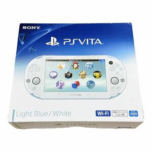 PlayStation Vita （PCH-2000シリーズ） Wi-Fiモデル ライトブルー/ホワイト PCH-2000ZA14