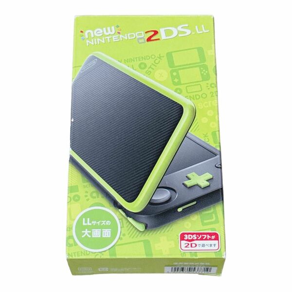 Newニンテンドー2DS LL ブラック×ライム JAN-S-MAAA