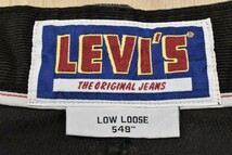 USA古着 Levi's リーバイス LOW LOOSE 549 ワイド コーデュロイパンツ size36 焦げ茶 ルーズ ビッグシルエット 大きいサイズ アメリカ_画像4