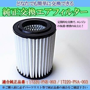 エレメント YH2 (03/04-04/04) エアフィルター (純正品番:17220-PNB-003 / 17220-PNA-003)ホンダ 即納