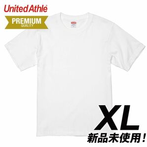 Tシャツ 無地 プレミアム 6.2オンス【5942-01】XL ホワイト 綿100%