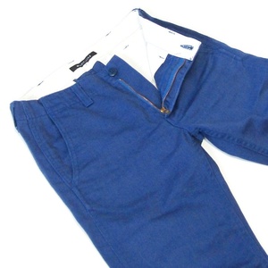 mizuiro-ind бледно-голубой Индия V брюки из твила V размер 1V талия примерно 76cm