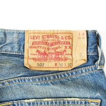 Levi'sリーバイス501▼ストレートデニム▼木村拓哉CM▼30インチ▼ウエスト約82㎝_画像7