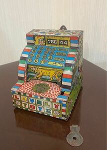 *** Vintage LOVELY TOYS WEMBLY savings box tin plate toy rare ***
