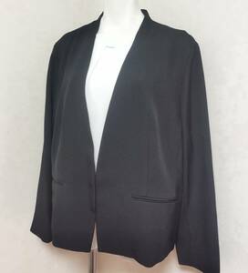 新品　4L大きいサイズ 礼服 式服 薄手ノーカラージャケット 春夏 ゆったりサイズ ビジネススーツ　フォーマルジャケット