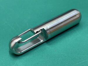  pill case kalabina type light weight made of stainless steel Rocket 