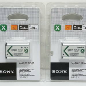SONY ソニー NP-BX1 海外パッケージ版 新品未開封品 ２個セット ゆうパケットポスト、の画像1